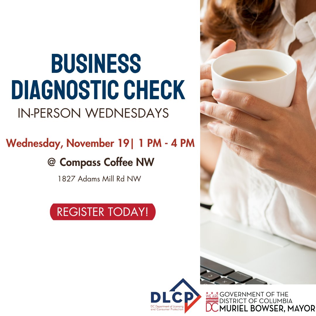 DC_DLCP's tweet image. Where Are You in Your Entrepreneurship Journey? 

Join the DLCP Business Resource Center TOMORROW for an in-person session offering one-on-one guidance.

Register Today! dcrasbrc.neoserra.com/conferences/71…