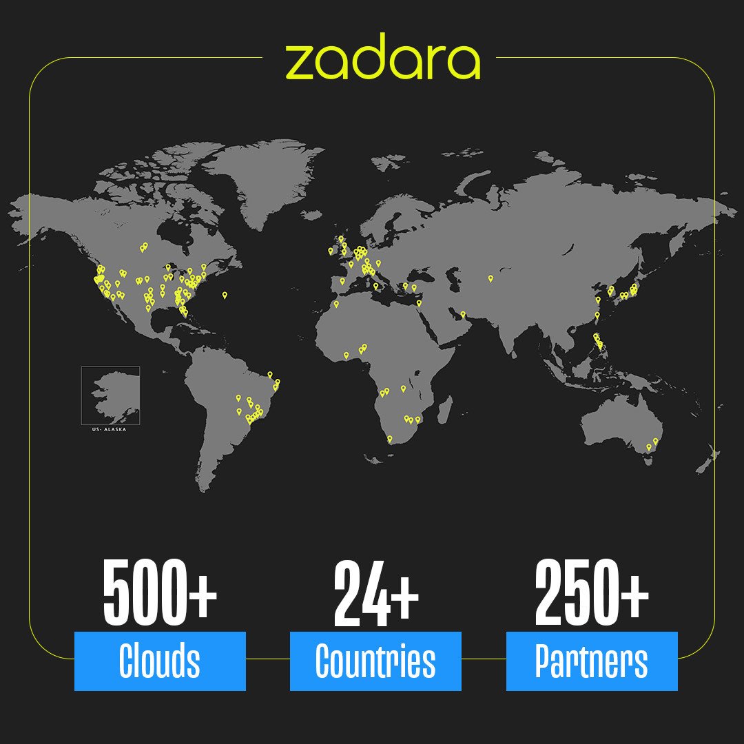Zadara's tweet image. With over 500 edge cloud locations worldwide and the ability to deploy a full-scale cloud infrastructure anywhere, Zadara is uniquely equipped to meet the specialized requirements of sovereign AI workloads.

#cloudlocations #IaaS #aiworkloads #ai #edgecloud