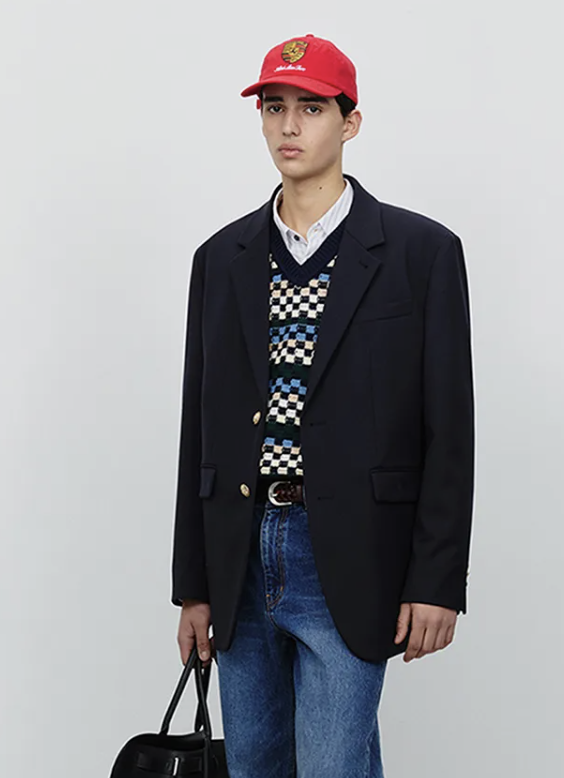 /／
#レシピと革命のダンシングナイト
 with MUSIC 2025/11/15 ☆．。．:･ﾟ
\＼

🩷 #橋本将生 さん着用衣装・ベスト

将生くんがジャケットの下に着ているの、このベストかな？

#withMUSIC 
#timelesz 
#timelesz_STSxレシピ