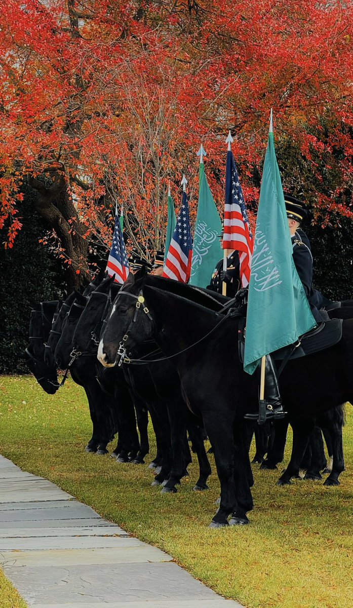 Not a visit. A statement.

🇸🇦🇺🇸