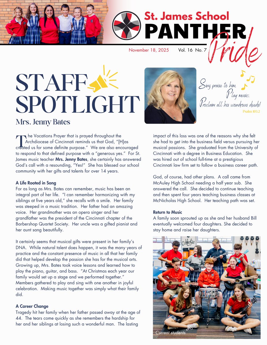 St. James School WO tweet media