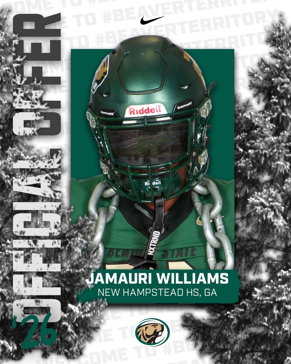 After a great conversation with Coach Smith, I’m blessed to receive my third offer from Bemidji State University. 💚🦫 #GoBeavers <a href="/BSUBeaversFB/">Bemidji State Football</a>