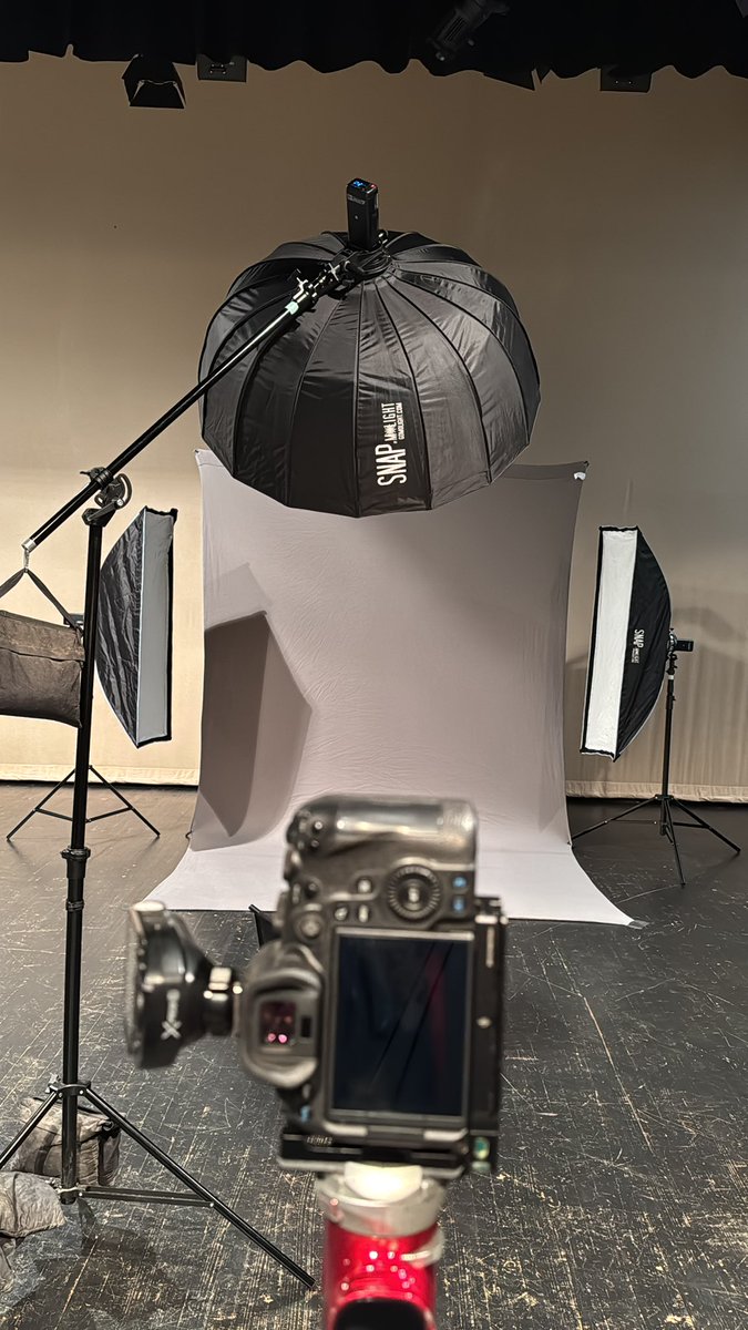 Ready for Winter Media Day shoot. Bring on the athletes.