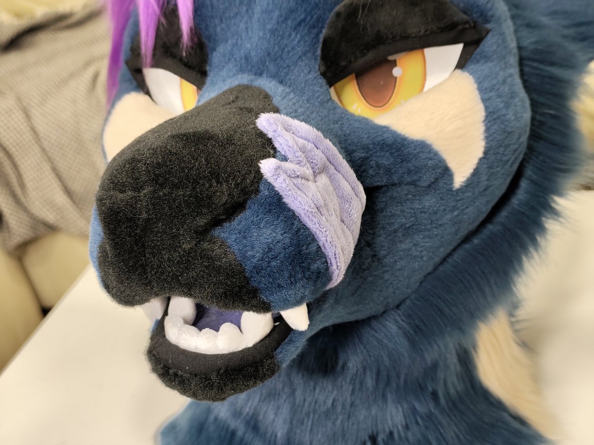 Introducing Lightning the Nimbat💜⚡
Making a slit nose was really interesting!