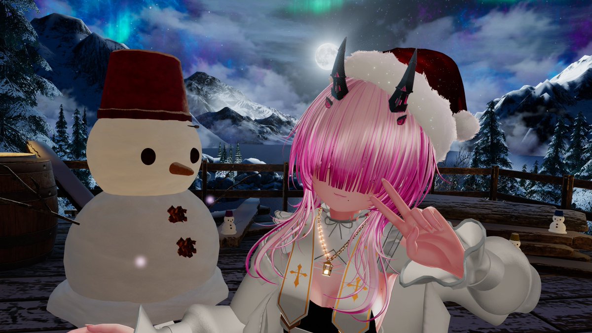 summe_r_ed's tweet image. #VRChat ＃セレスティア
おやすみ❄