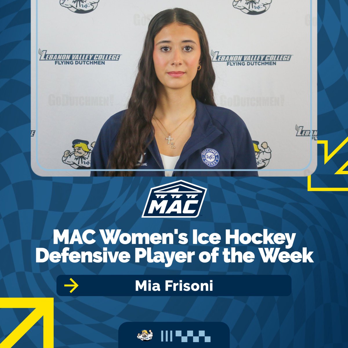 2⃣ Dutchmen earned MAC Players of the Week after a strong weekend!🏈🏒

Congratulations to Logan and Mia on being honored by the conference office!

Release: godutchmen.com/news/2025/11/1…

#GoDutchmen