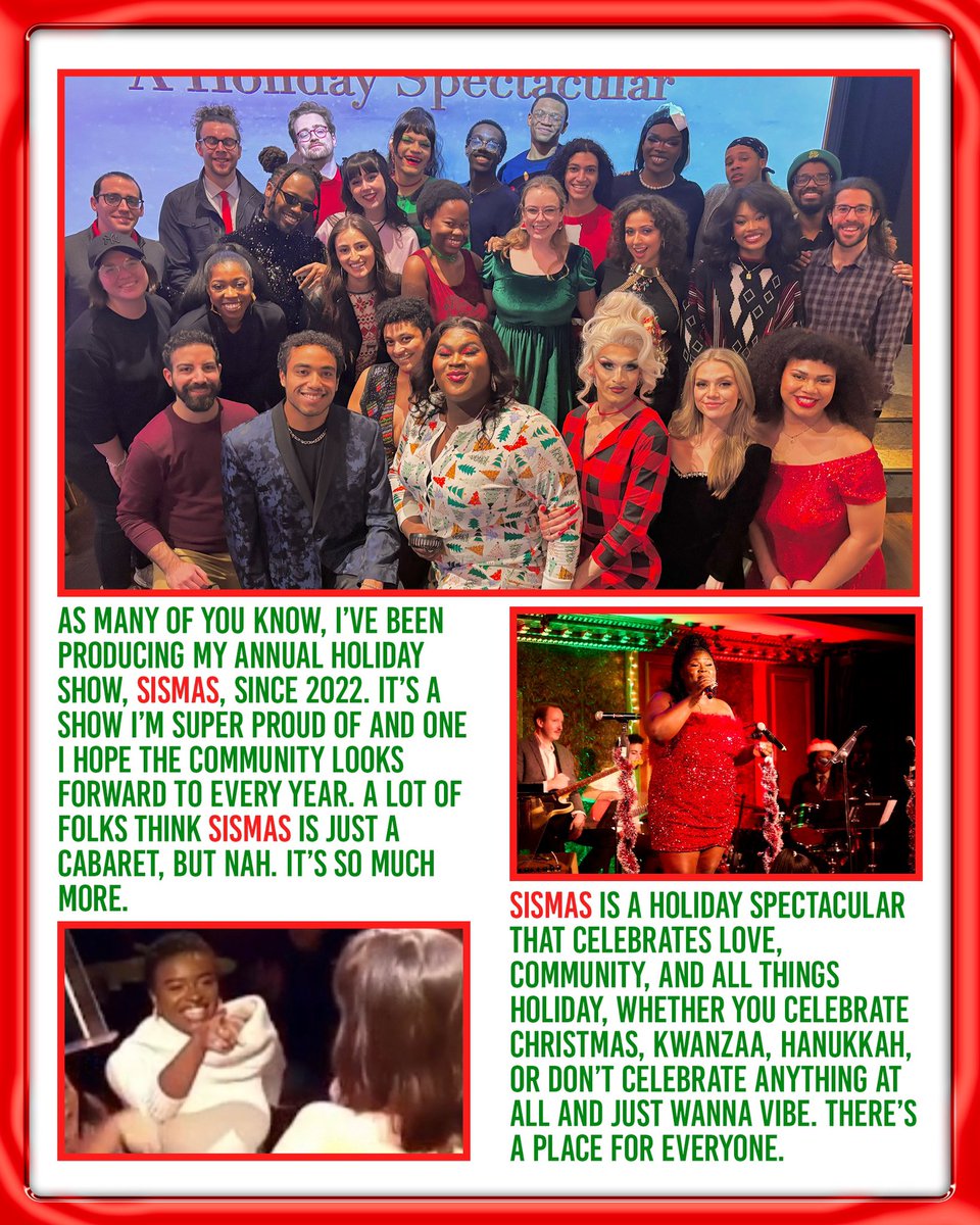 ucancallmesis's tweet photo. raising funds to make #sismas25 happen this year bigger and better than ever!!! please consider sharing and donating!!! the focus this year as always is community soo please help us make this happen❤️🎄 

https://t.co/zCYUqdbg5W https://t.co/nVrUjv2KUG