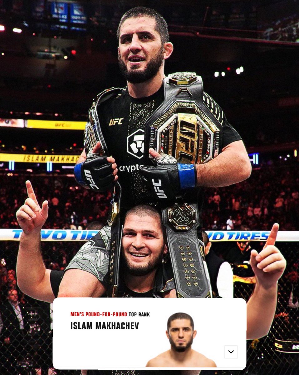 Islam Makhachev, UFC P4P sıralamasında birinci sıraya yükseldi!