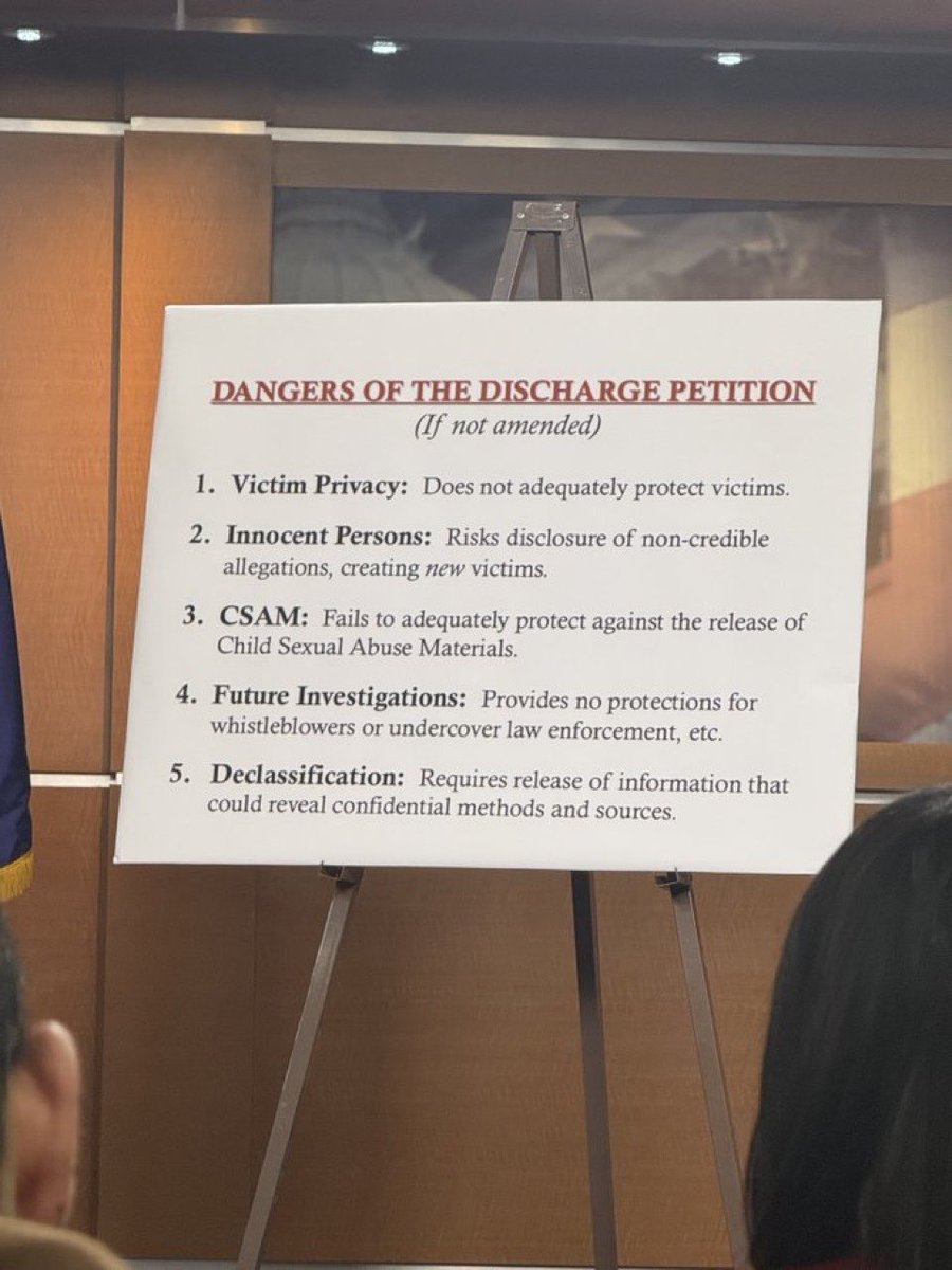 ProjectLincoln's tweet image. Poster at Speaker Johnson&apos;s Epstein press conference this morning. When you&apos;re explaining, you&apos;re losing.