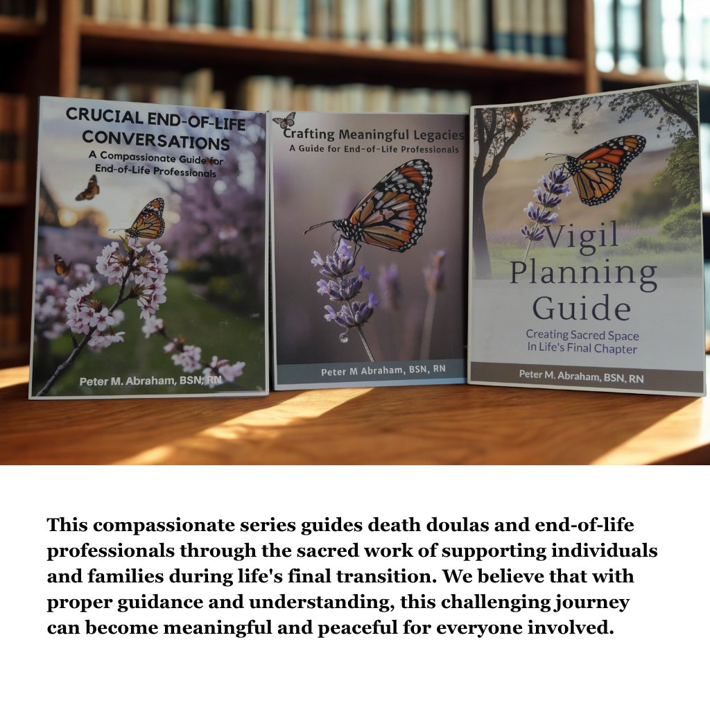 PeterMAbraham's tweet photo. Transform your end-of-life conversations from anxiety into opportunities for healing. This guide helps professionals explain the dying process compassionately, reducing fear while building understanding. https://t.co/Zde5C3g8tA 💙 #Hospice #endoflifedoula #deathdoula #deathtalk https://t.co/cqFaQbmOiE