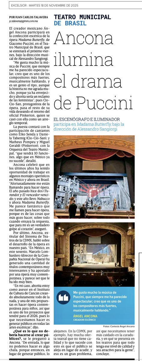 Ángel Ancona ilumina el drama de Puccini
excelsior.com.mx/expresiones/an…