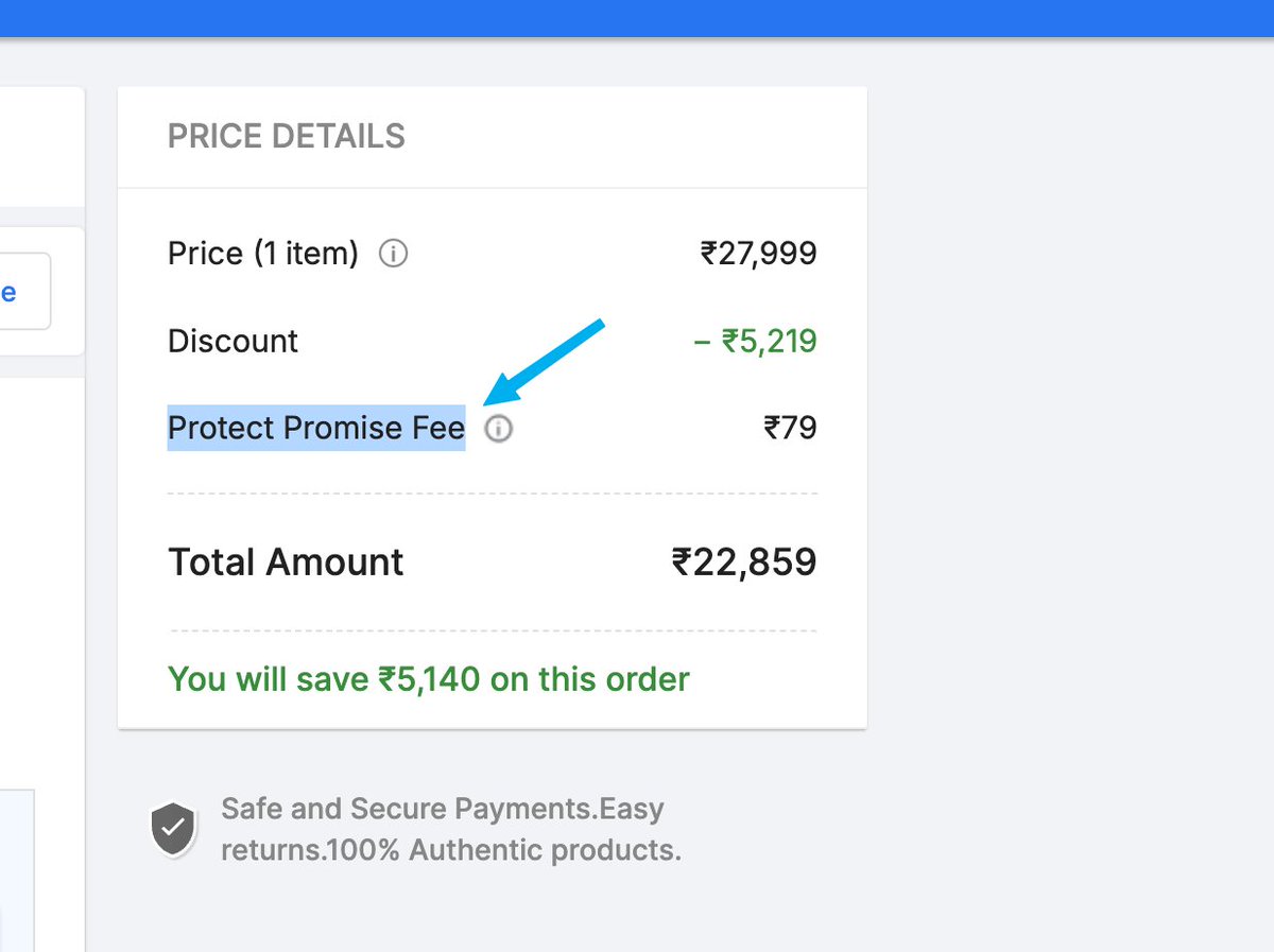 A fee to enable the user to open and check the ordered item is correct? 😅
 
🫡 <a href="/Flipkart/">Flipkart</a> PMs are coming with new ways to charge the customer. 

( T&amp;C only valid until the OTP is not shared )