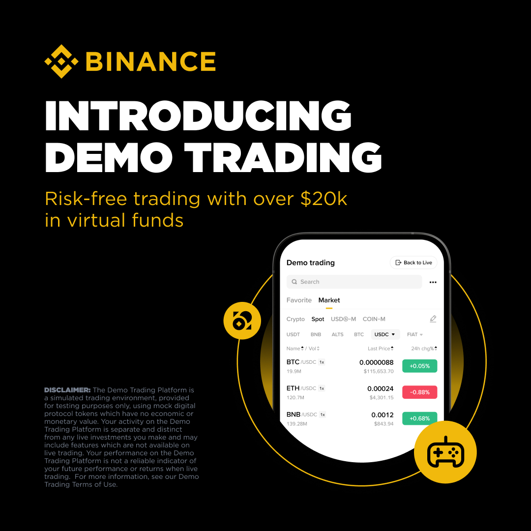 Binance tweet media