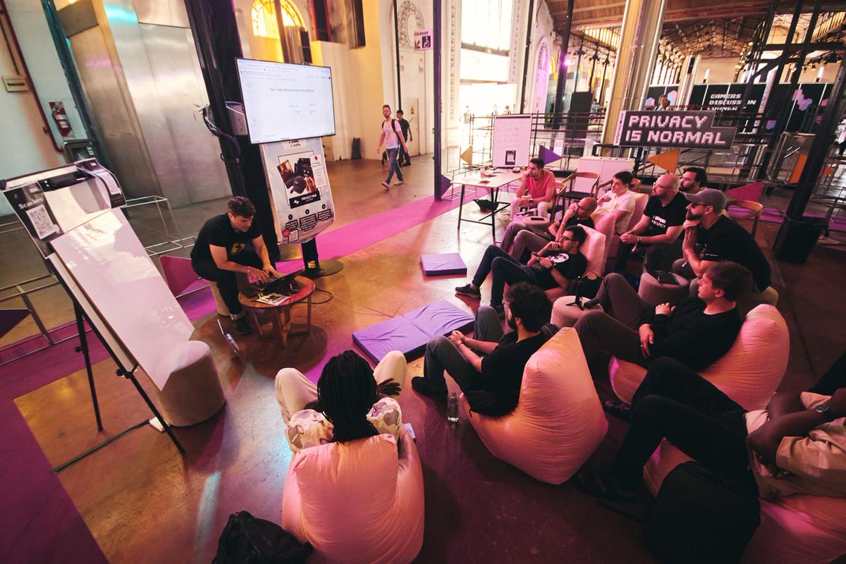 EFDevcon's tweet image. Discover the teams building the future of private:

Usable Ethereum at the Privacy Community Hub. 🔑

Stop by throughout the week for zk workshops, protocol demos, privacy UX testing, open Q&amp;amp;A, and conversations with researchers and developers pushing the field forward.