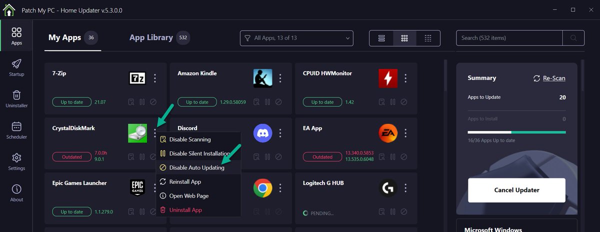 ncbrady's tweet image. Why you should be using Patch My PC’s free home updater niallbrady.com/2025/07/23/why…  @PatchMyPC #Windows11 #PatchManagement