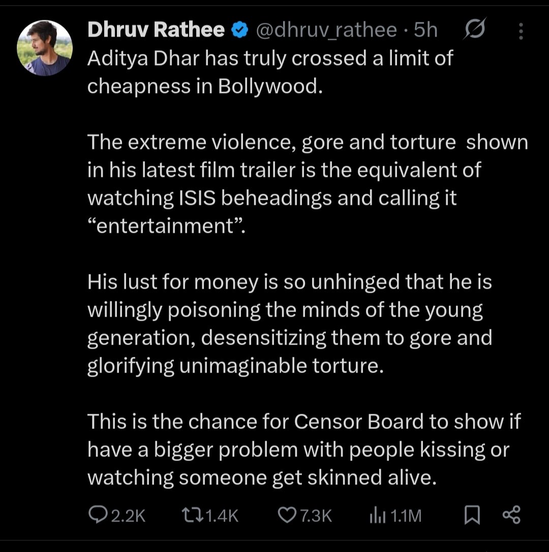 Unity_For_India's tweet photo. Doglapan 🤡 @dhruv_rathee #Dhurandhar #movie #dhruvrathee https://t.co/QK6jKBFiHi