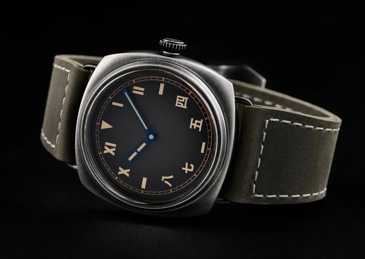 Element_iN_Time's tweet image. “Unique Chinese California Dial !!” ✨

P@nerai ⌚️45mm
Radiomir 8 Giorni 🌊
Made iN Brunito Steel
Limited Edition of Only 300 !!…🎉
elementintime.com/blogs/news/pan…