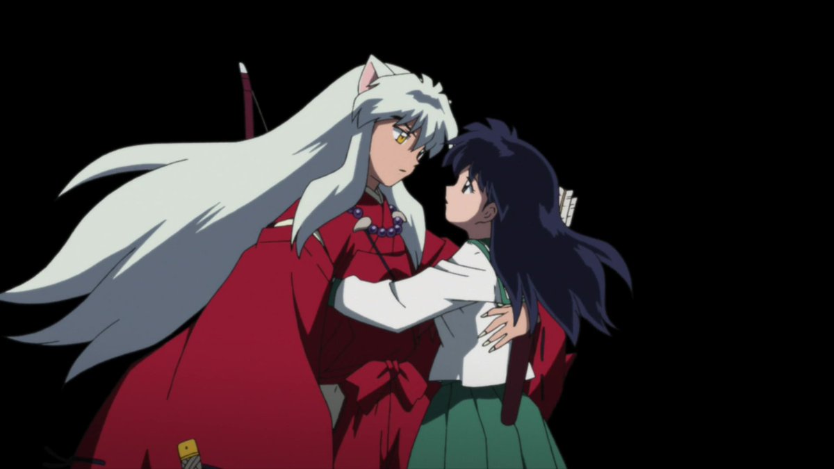 gigiutsu's tweet photo. "He's so insane for this" and it's just Inuyasha looking at Kagome https://t.co/uiO5bBvF27