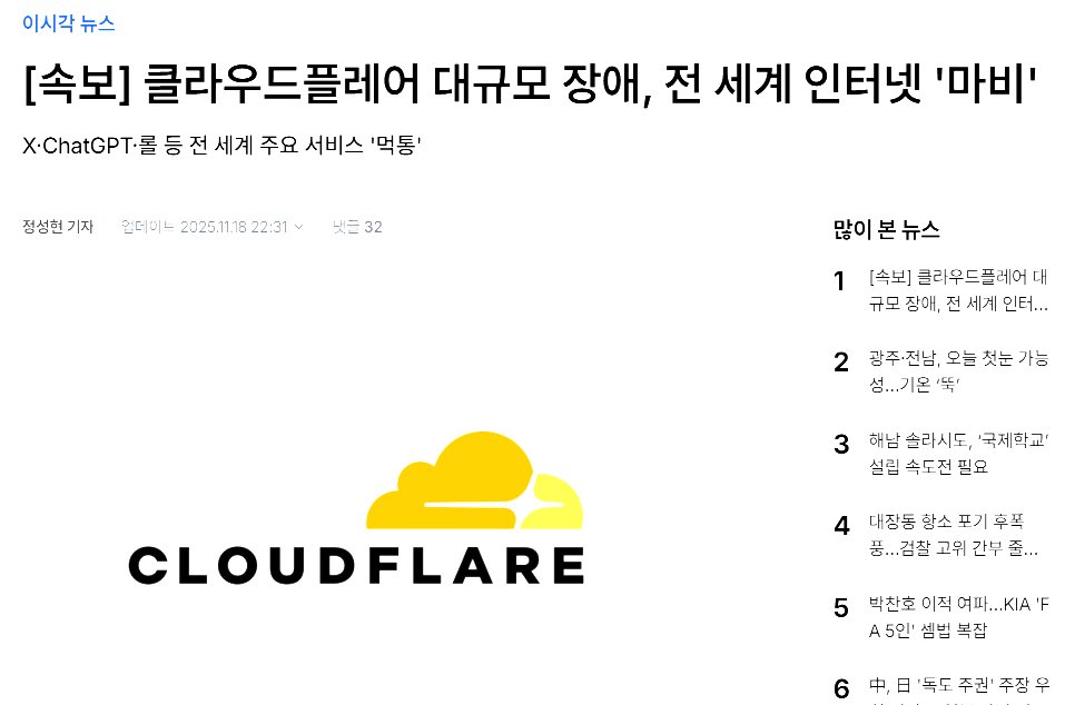 BIGSUH_ETH's tweet image. 오늘 대부분이 멈췄는데 , 어떻게
Sentient Chat 은 사용 할 수 있었을까?

오늘 인터넷 서비스들이 줄줄이 멈추는 모습을 많은 분들이 보셨을 겁니다.
X, ChatGPT, Spotify가 동시에 접속 불가 상태가 된 이유는
DNS와 CDN을 맡고 있는 클라우드플레어가 흔들렸기 때문입니다.
@SentientAGI…