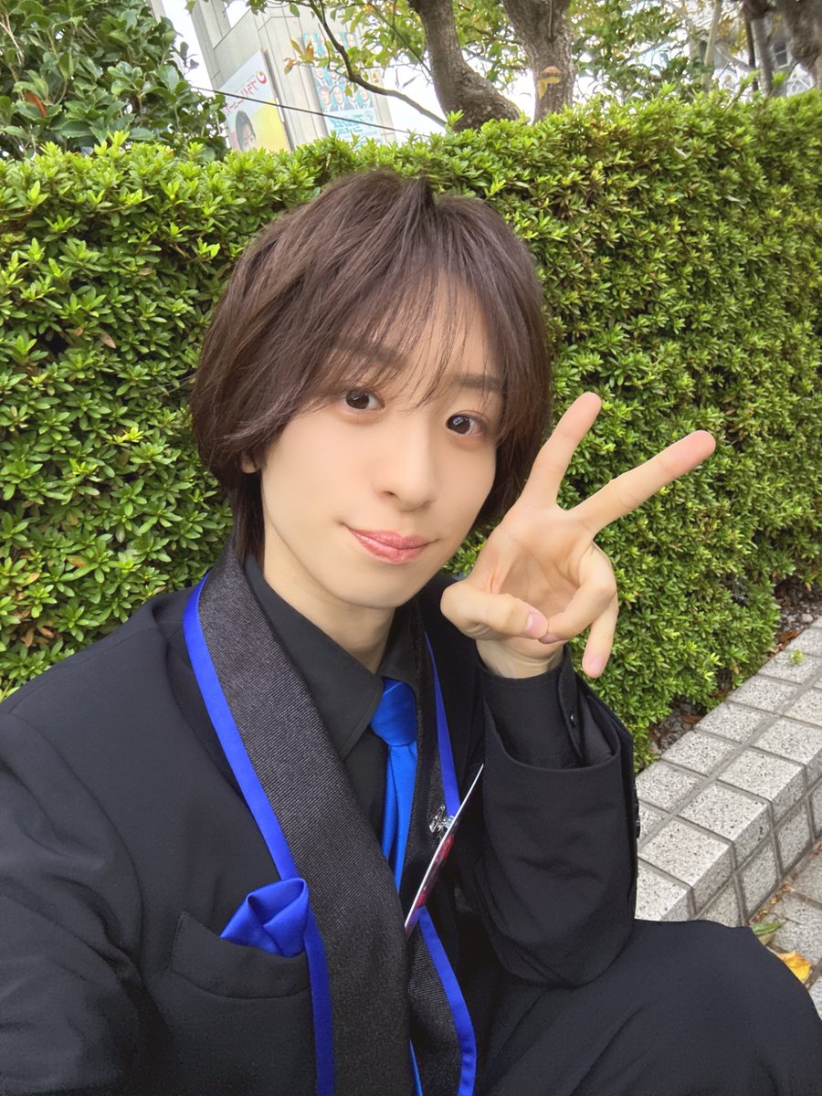 おはよ〜☀️ 今日はとある場所でロケです^ ^ 頑張ってきます