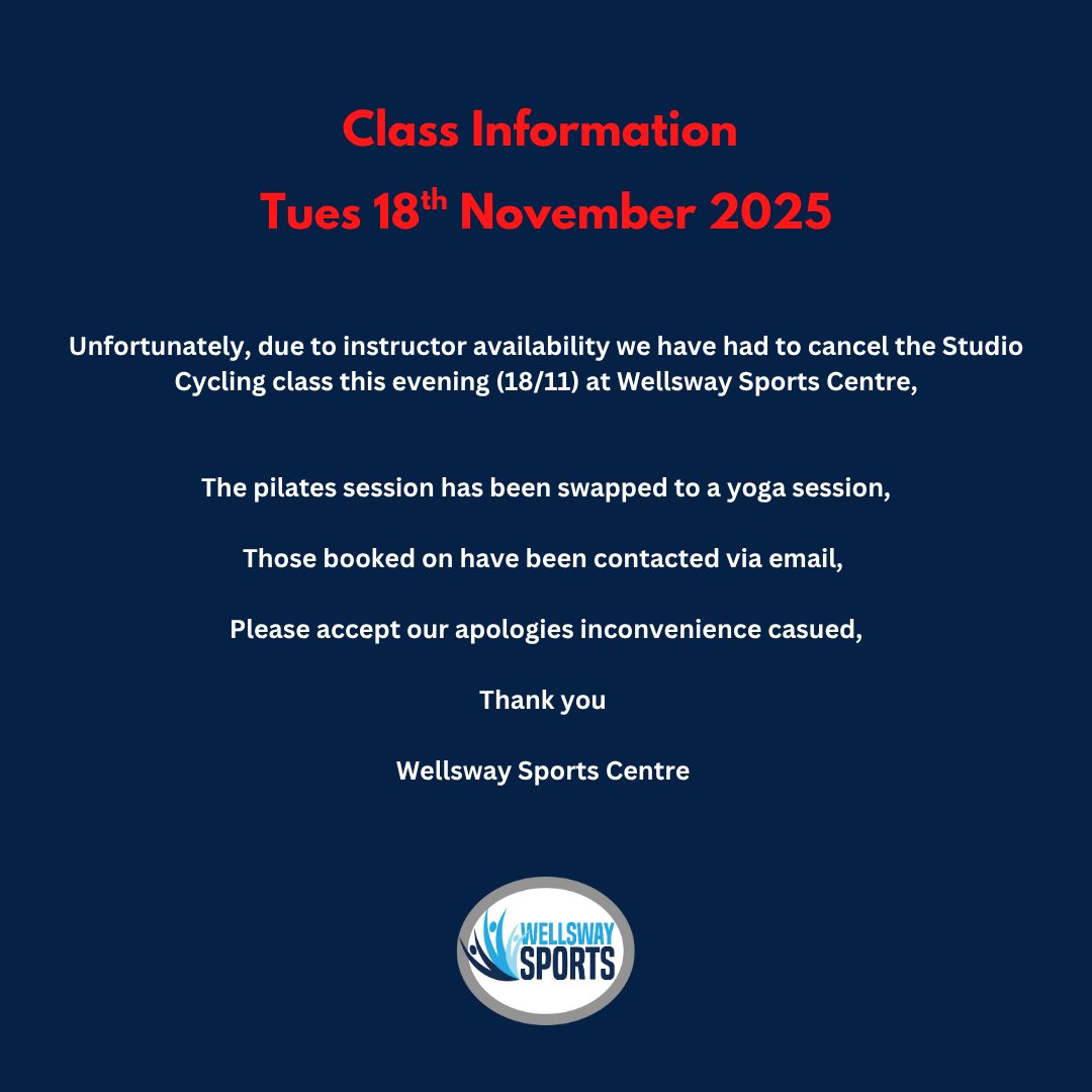 Wellsway Sports Centre tweet media