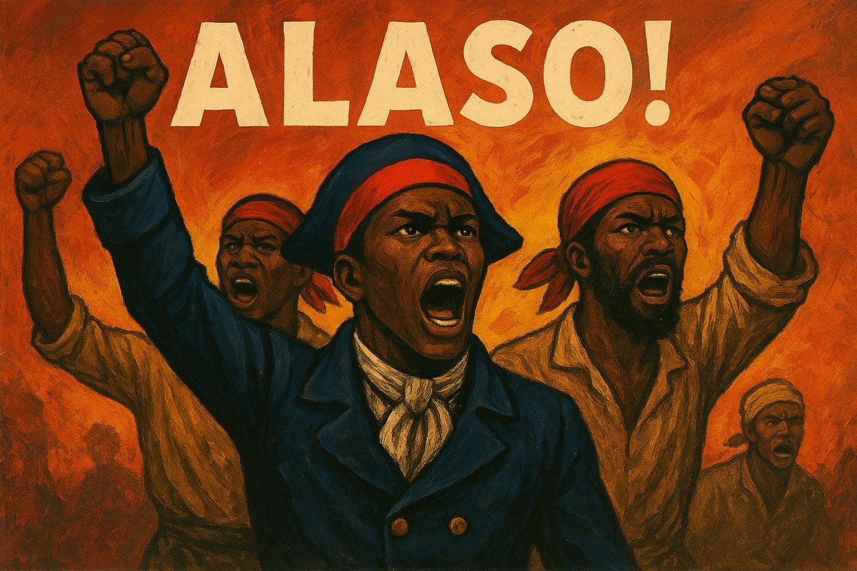 GreguyD's tweet image. 222 ane apre Batay Vètyè, nou sonje Desalin, Kristòf, Petyon, Kapwa Lamò. Jodi a, Ayiti toujou bezwen linyon, kouraj ak detèminasyon pou konbat ensekirite, gang ak mizè. Se devwa nou pou nou kanpe, mete tèt ansanm, epi kontinye batay zansèt nou yo te kòmanse pou diyite ak libète