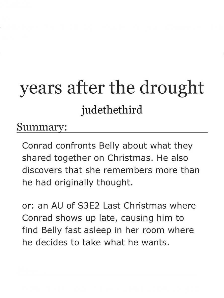 judethethird's tweet image. years after the drought

bonrad, tsitp

e / oneshot / 4.2k

archiveofourown.org/works/74399361