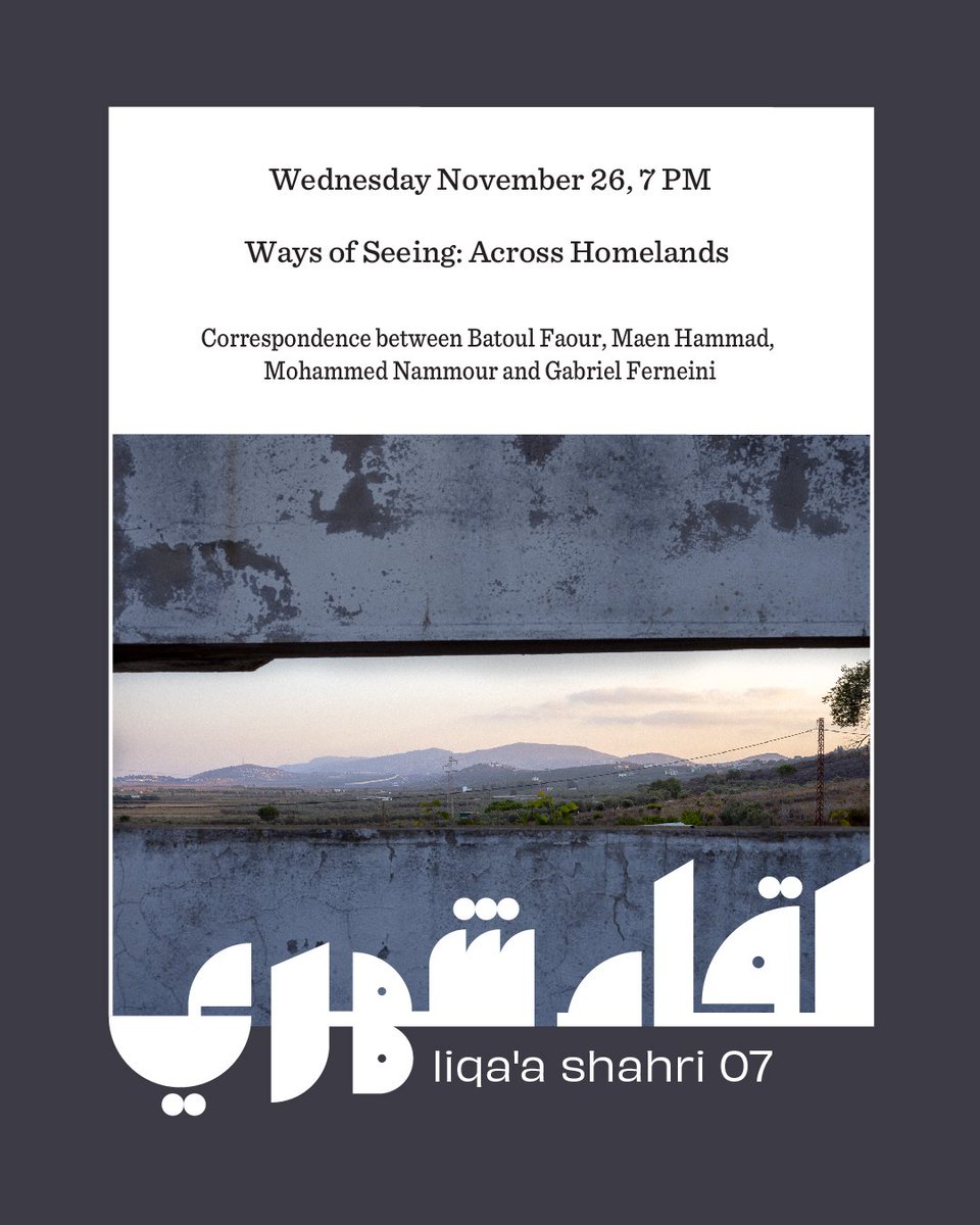 Arab Image Foundation | اﻟﻤﺆﺳّﺴﺔ اﻟﻌﺮﺑﯿّﺔ ﻟﻠﺼﻮرة tweet media