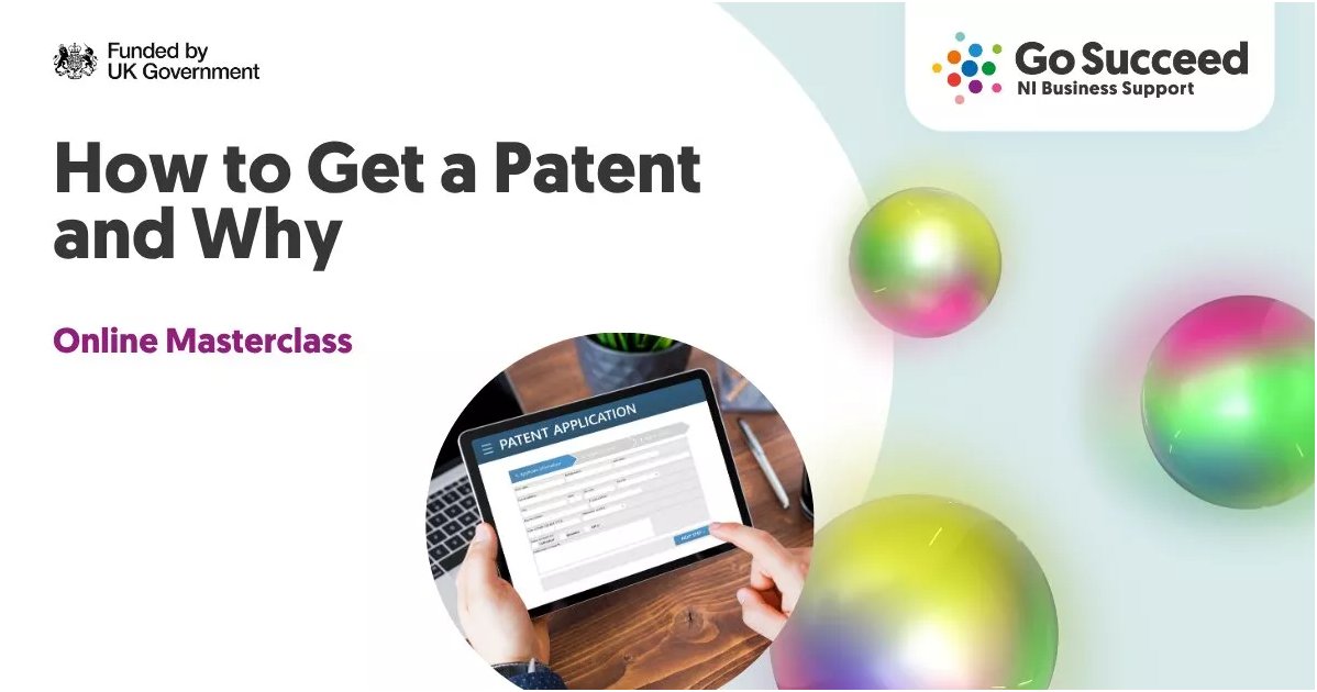 lisburnccc's tweet image. 🌍Global Entrepreneurship Week (GEW) 2025 is nearly over, but our support for local businesses is year-round. Check out these events next week delivered by Go Succeed NI:

📅 Monday 24th November: online masterclass - ‘How to Get a Patent and Why’.

In this 90-minute session,…