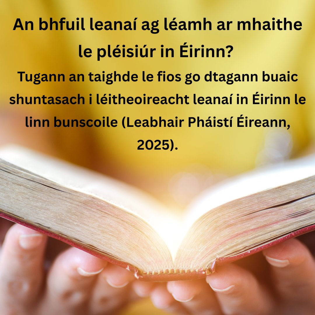 OidePriLiteracy's tweet photo. Tá léargas ann ar nósanna léite leanaí sa tuarascáil ó Leabhair Pháistí Éireann ar léitheoireacht leanaí agus daoine óga in Éirinn. https://t.co/Rd7eRC7r7G https://t.co/Hv82NUVmMm