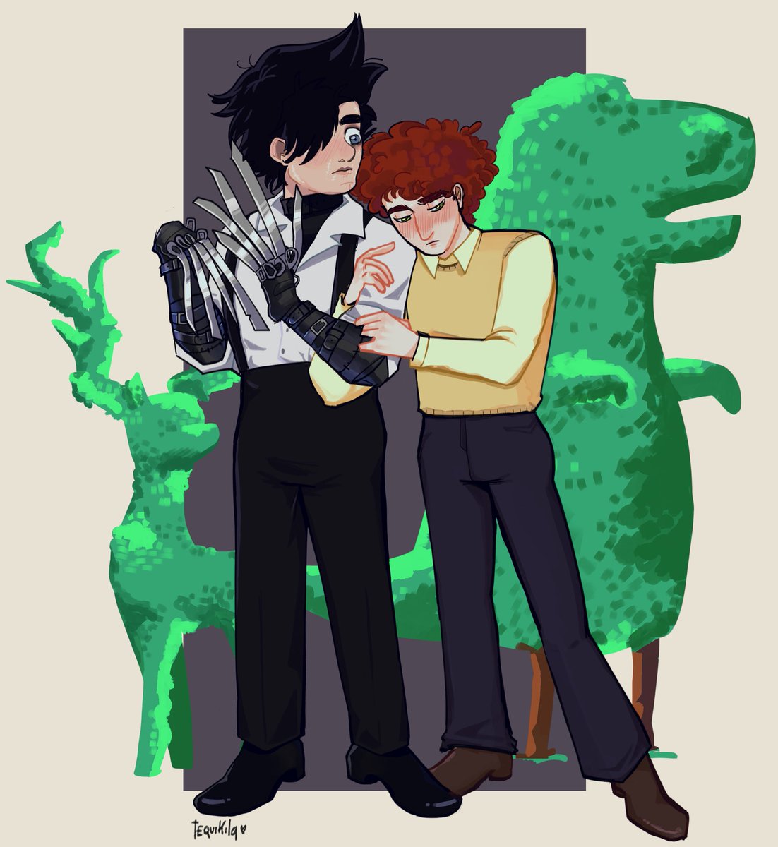 tkikil4's tweet image. A little crossover to warm my soul cause UGHHH ✨them✨ 🫩🫰
#spstyle