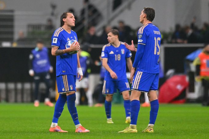 RETAbet's tweet photo. Lo de Italia con los mundiales...

2006➡️ Campeón🏆
2010➡️ Fase de Grupos 👎
2014➡️ Fase de Grupos👎
2018➡️ No clasificada ❌ 
2022➡️ No clasificada ❌ 
2026➡️ Repesca 🎣

Los partidos de repesca se jugarán el 26 y 31 de marzo.

¿Estará en EEUU 2026? https://t.co/nLXxZPUfhv