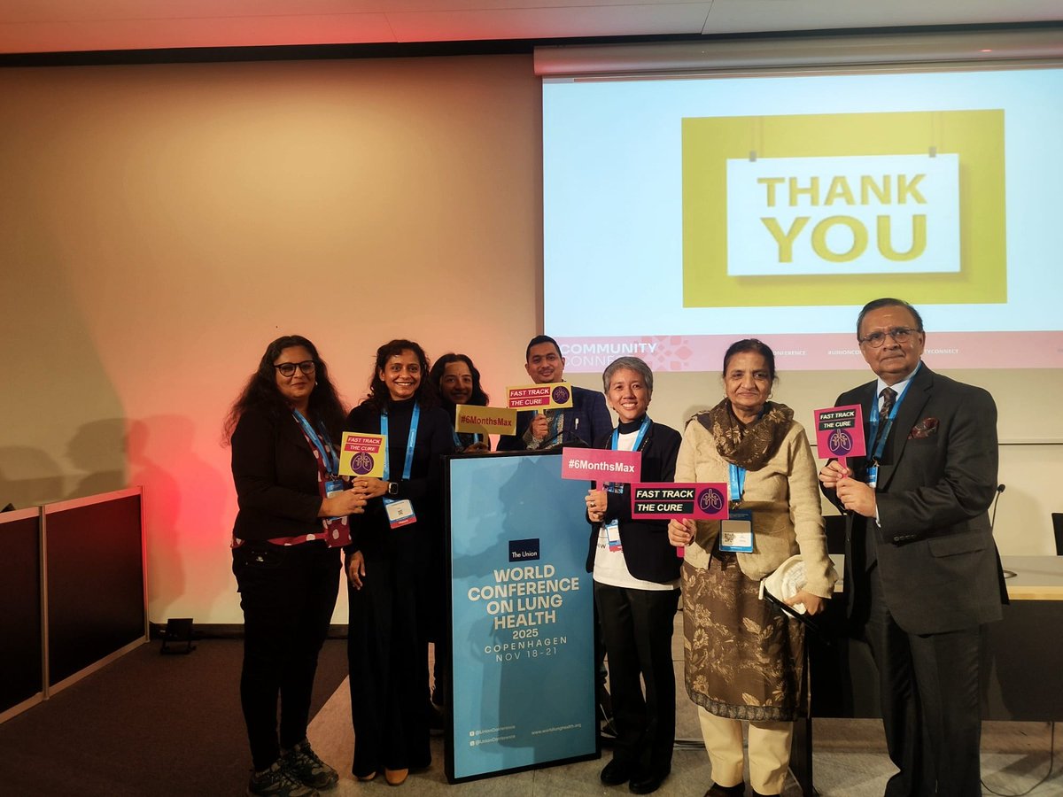 FastTrackTBCure's tweet image. Huge thanks to our chairs, speakers, and everyone who joined today’s Community Connect session! Your leadership and lived experiences showed the power of communities in driving demand, accountability, and better DR-TB care.
Let’s keep pushing. ✊
#FastTracktheCure #UnionConf2025