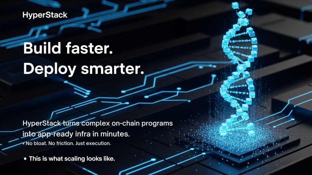 hyperonsol's tweet image. Solana is fast - but building on it isn’t.
Teams spend weeks writing boilerplate, wiring infra, and fighting data before they even reach feature development.
HyperStack changes that.

HyperStack turns complex on-chain programs into app-ready infrastructure in minutes.

If you are…