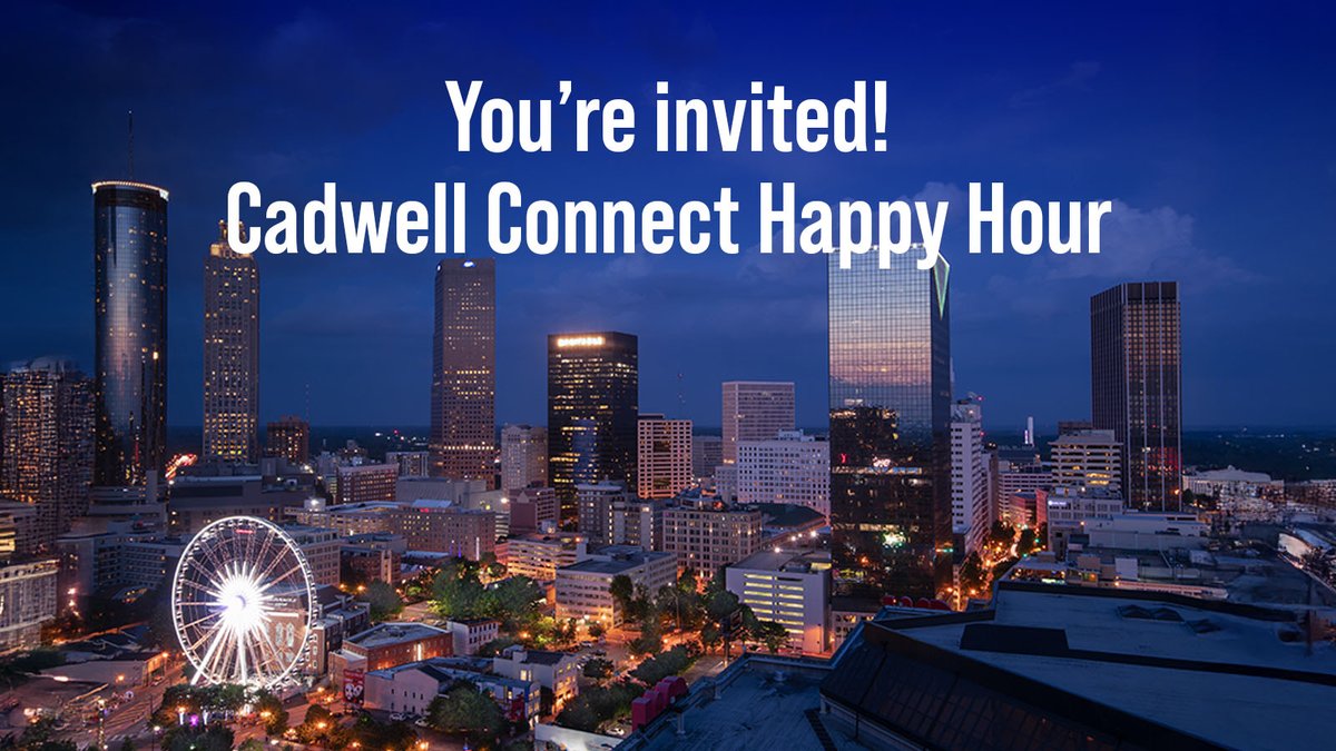 At #AES2025, join us for an after-hours celebration as we raise our glass to you. You'll enjoy live jazz, Southern-inspired hors d'oeuvres, and delicious drinks.

This event is our treat, but RSVP is required. Save your spot today at go.cadwell.com/cadwellconnect…
