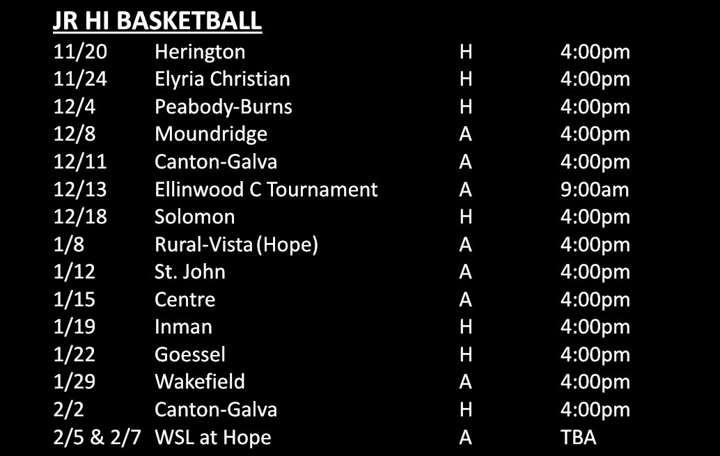 2025-26 Junior Skins Basketball Schedule
#RollTribe🏀🏀