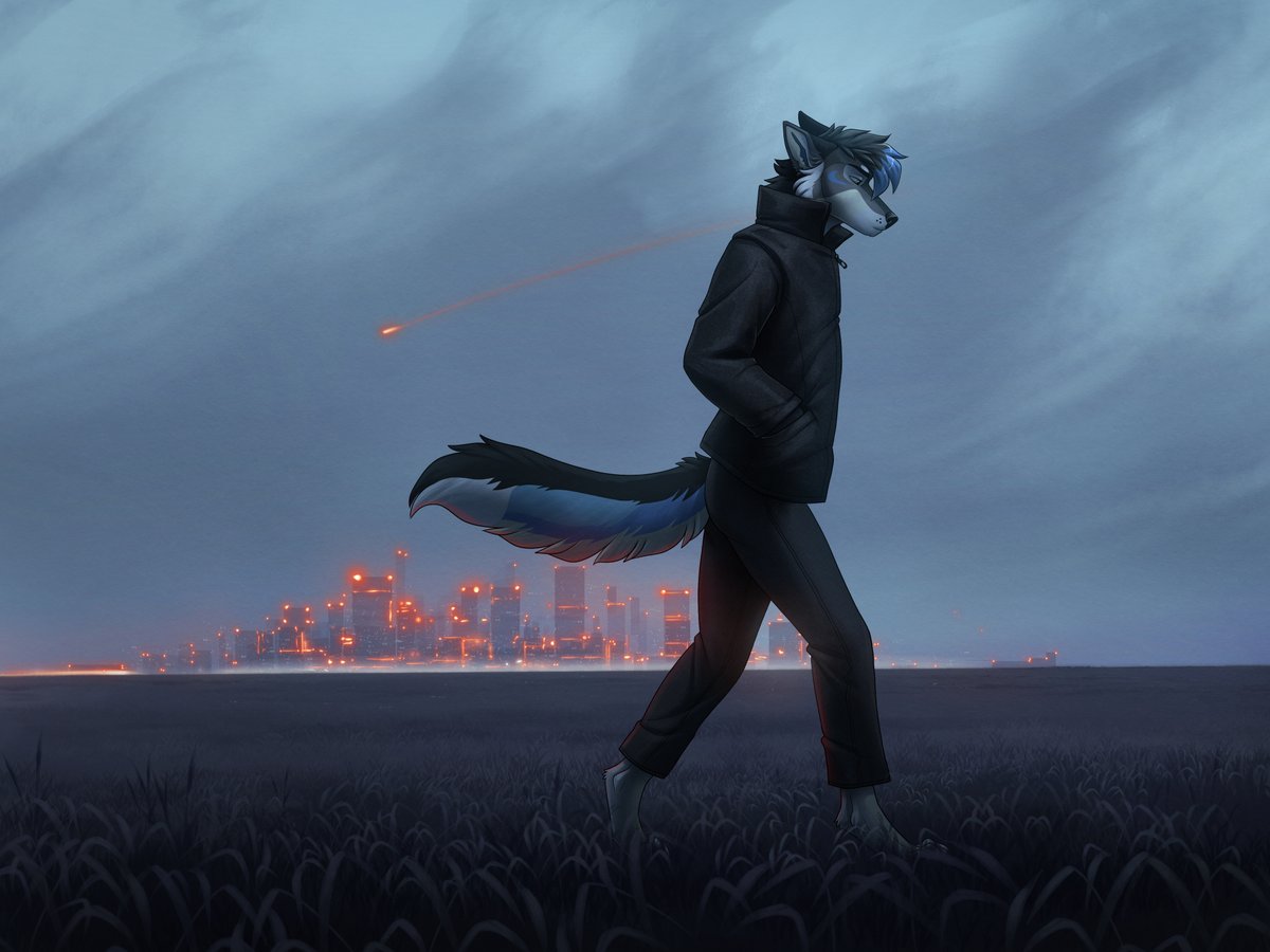 Walk away in silence 🏙️

YCH for  shadow-in-the-night