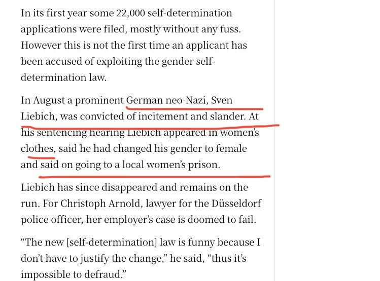 TheCountessIE's tweet image. In news that will surprise nobody, the Irish Times uses female pronouns to report that a German man claimed a female identity in order to secure a promotion. 

The man, having risen through the ranks because of this promotion has now “signalled to colleagues” that he intends to…
