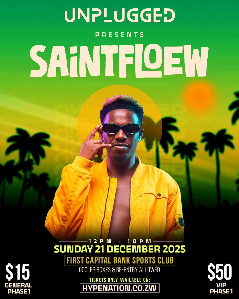 UnpluggedZim's tweet photo. Mamhonya eTea! The reigning King of Zim Hip Hop! @saintfloewmusic !!! 👑

See you on the 21st of December, King. We can’t wait to dance to the new album in the sun or rain! 🕺🏿🕺🏿

EARLY BIRD TICKETS ARE ALMOST GONE! 

Get yours on https://t.co/kDeeGbA4DX https://t.co/wSvIUpQkCs
