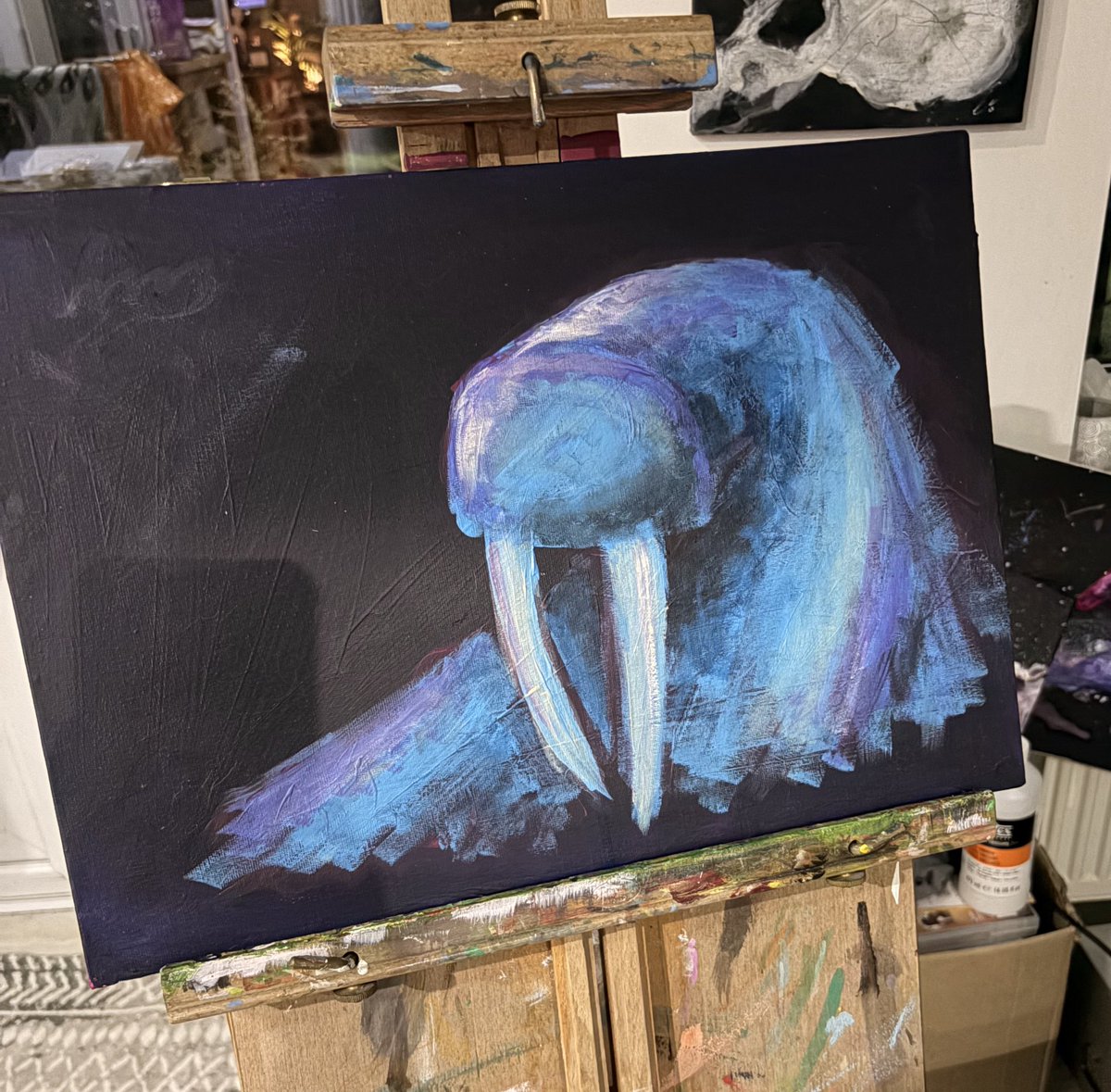 CMorrisDalton's tweet image. Current mood: walrus but make it mystical. ✨🦭
#painting #artvibes #workinprogress