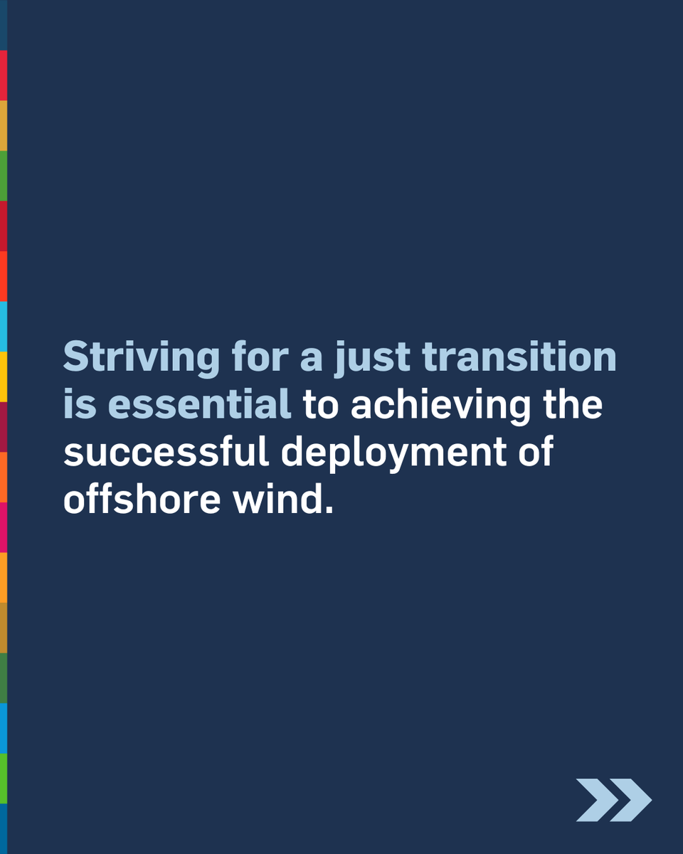 globalcompact's tweet image. Striving for a #JustTransition is essential to successful offshore wind deployment. When projects embed the just transition from the start, they move faster, face fewer roadblocks and deliver more inclusive, lasting benefits.

A just transition should never be a secondary…
