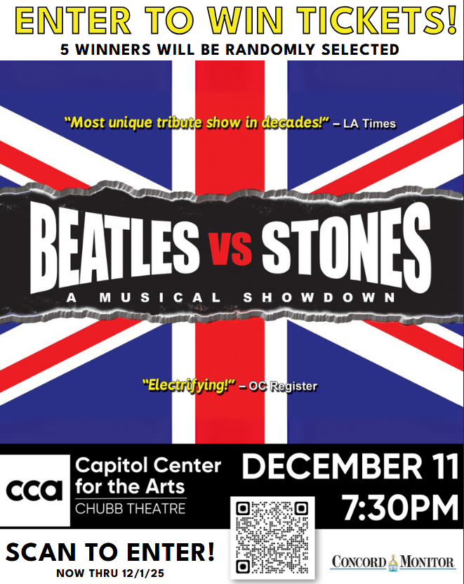 ConMonitorNews's tweet image. All You Need Is Love… or a Little Satisfaction?
Pick your side before the music fades!
To vote visit: ow.ly/ea5y50Xtz6g

Thank you to our sponsor Capitol Center for the Arts