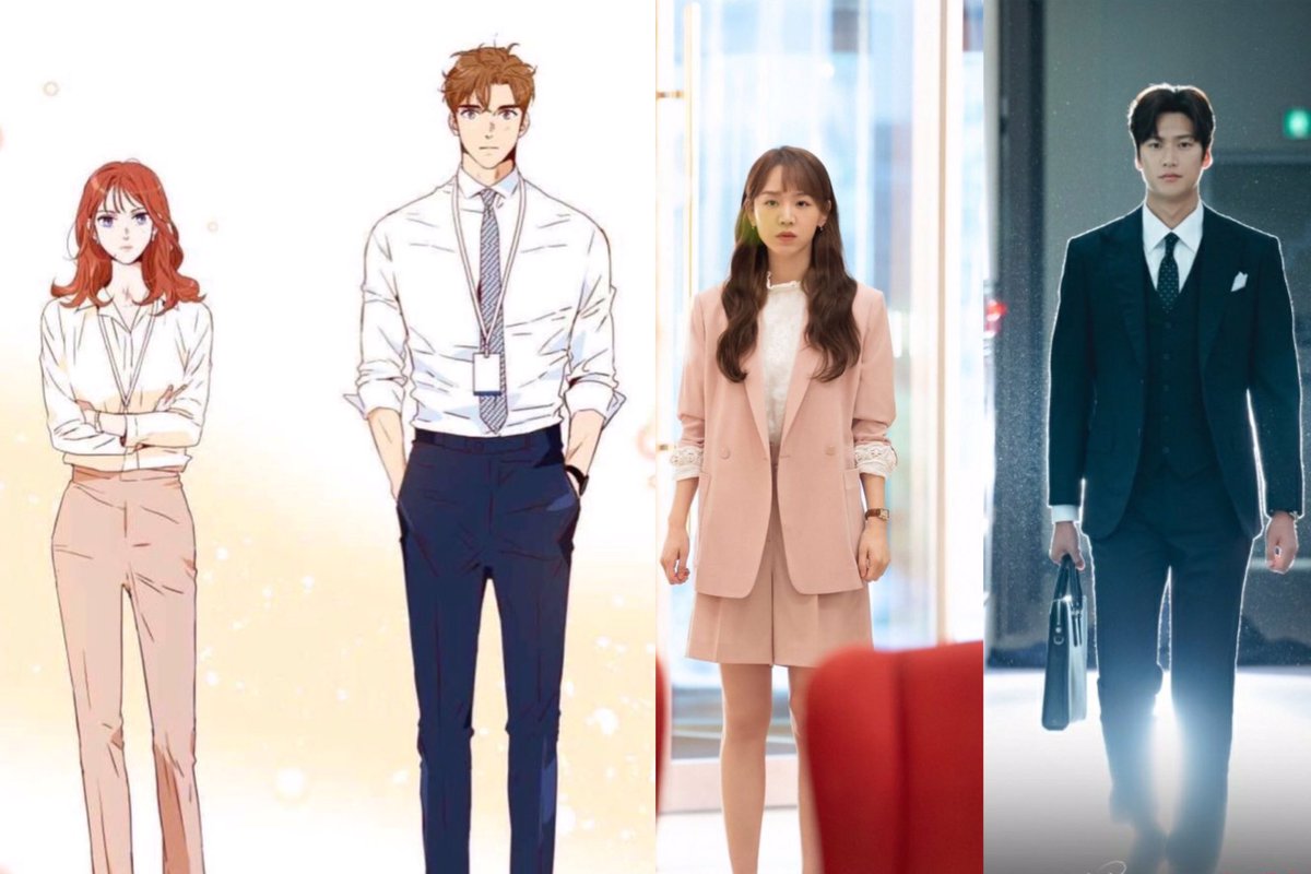 still witnessing their exact height difference as the manhwa, oh im obsessed