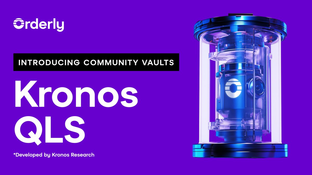 Introducing Kronos QLS Community Vault by Orderly Network