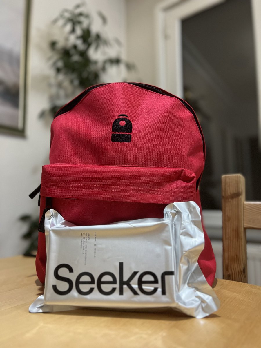 Fock it! 

My best merch combo: 

Red Backpack &amp; Solana Seeker! ❤️

Two merch in one day! 
<a href="/Backpack/">Backpack 🎒</a> &amp; <a href="/solanamobile/">Seeker | Solana Mobile</a> 🎒

Backpack On Top! 

Only Possible On Solana!