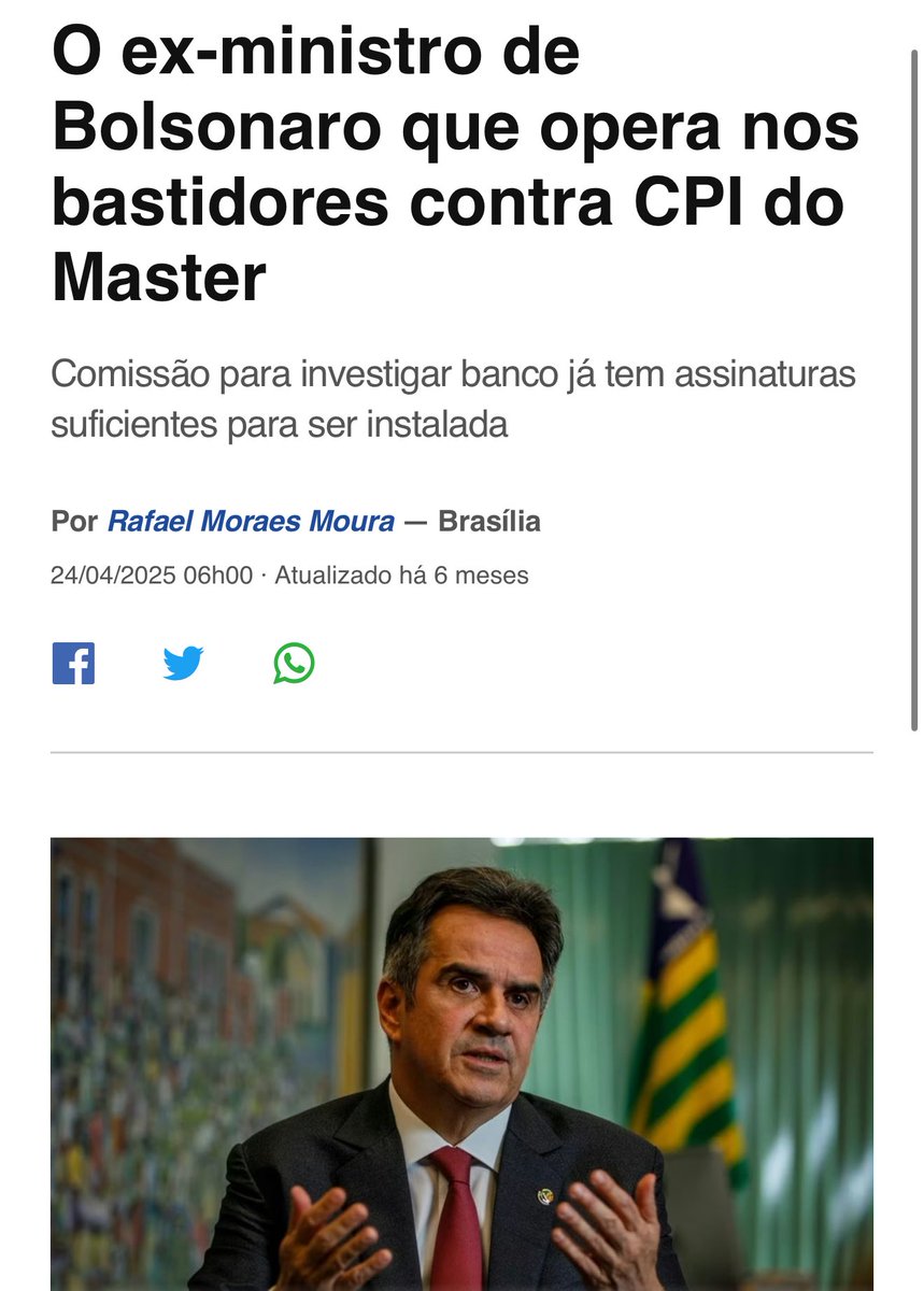 Ciro Nogueira não queria uma CPI do Banco Master. Por que <a href="/ciro_nogueira/">Ciro Nogueira</a> ?