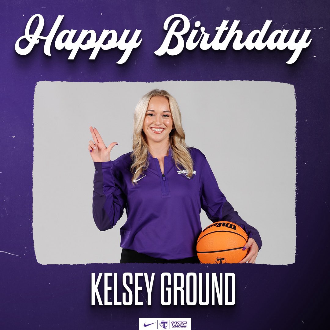 TarletonWBB's tweet photo. Happy Birthday to our awesome GA, Kelsey Ground! 🎉🥳

Appreciate everything you do! https://t.co/MHd8rDmfCt