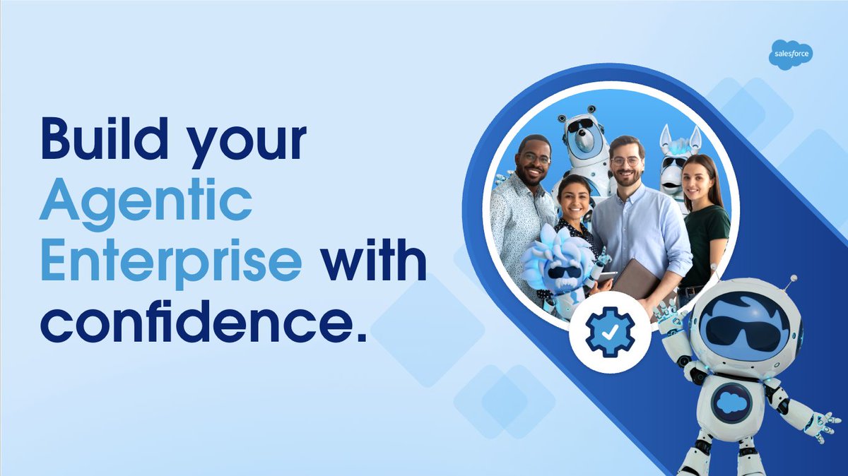 asksalesforce's tweet image. Ready to become an Agentic Enterprise? 

What that looks like: clear AI strategy, human+agent collaboration, and scaling without limits. 

👉 Download the datasheet to see how Salesforce Professional Services can help: sforce.co/4qXDBnE