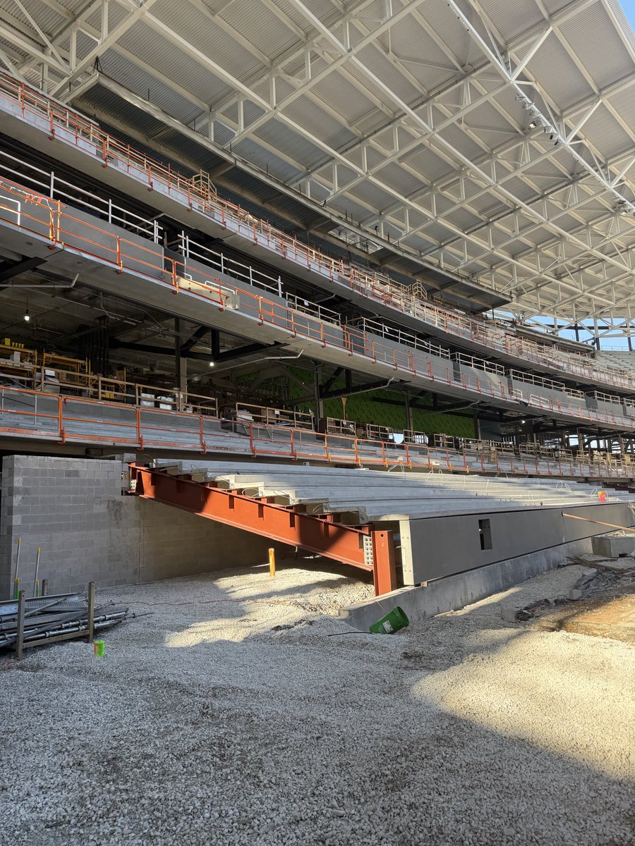 NewRyanField's tweet image. Lower bowl taking shape at #NewRyanField
