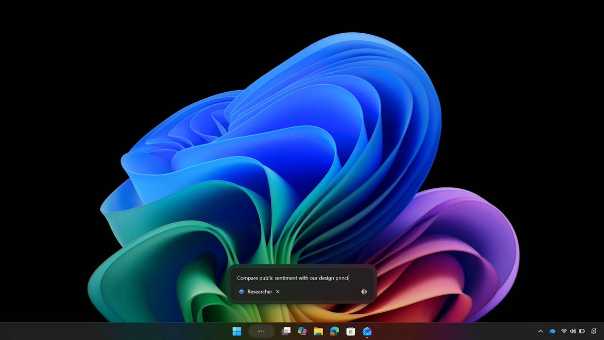 WindowsLatest's tweet image. Microsoft confirms Windows 11&apos;s taskbar will now have AI Agents.

Microsoft says Windows 11 is evolving into a canvas for AI and Agents will be deeply integrated across the operating system.

&quot;You will be able to invoke, monitor and manage Copilot and AI agents like Microsoft 365…